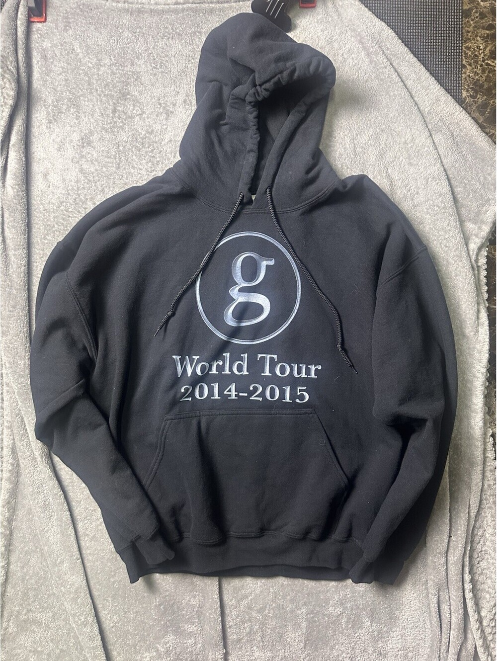 Garth Brooks World Tour 2014 2015 Hoodie XL Black Country Concert Tour Merch